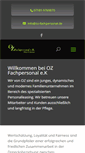 Mobile Screenshot of oz-fachpersonal.de